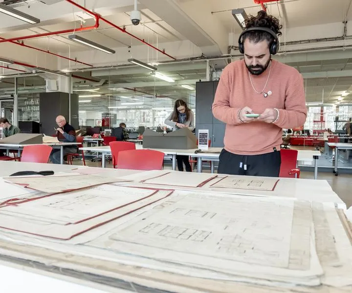 researcher-in-the-archive-study-area